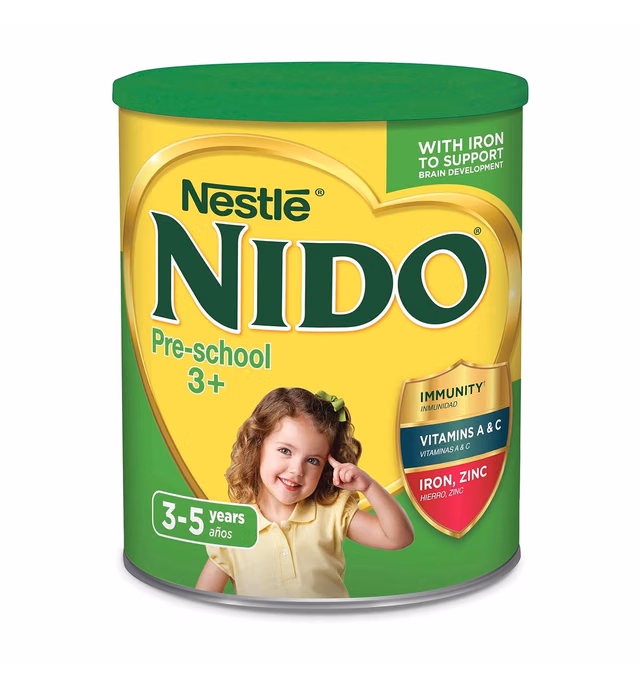 Nestle Nido 3+ Toddler Powdered Milk Beverage, 1.76 Pound (Pack of 6)