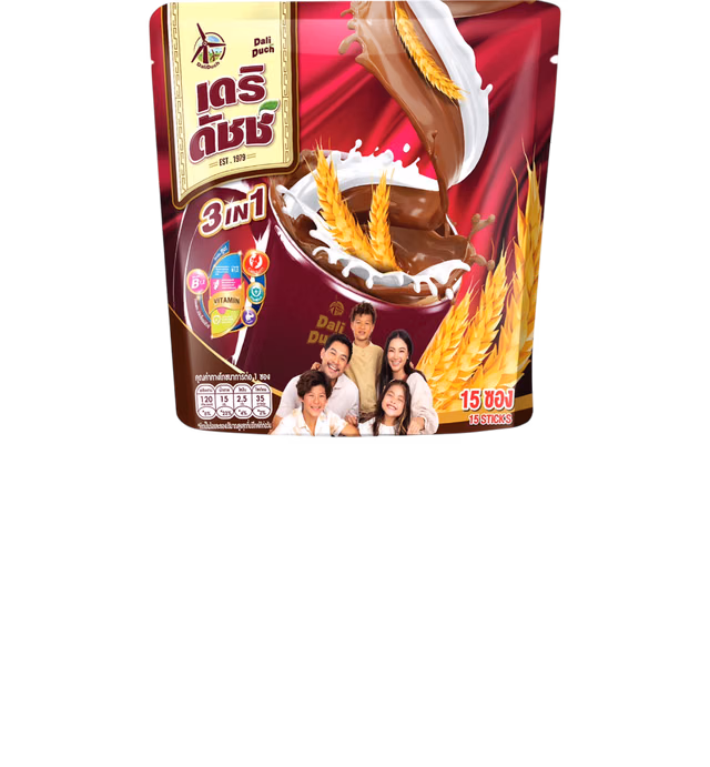 Dali Duch 3 in 1 Chocolate Malt Drink Mix Powder