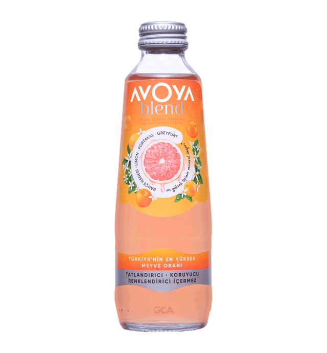 Avoya Fruity Sparkling Mineral Water- Mint&Lemon&Orange&Grapefruit.