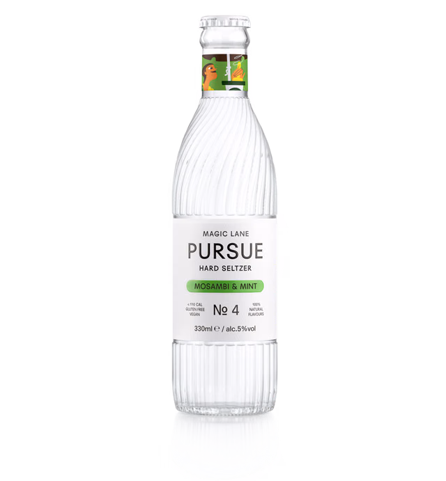 Pursue hard seltzer mosambi & mint