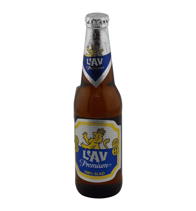 LAV Premium 0.33l glass bottle