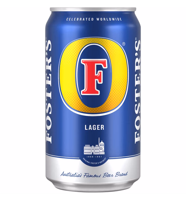 Foster's Beer, 25.4 fl. oz. Can, 5% ABV