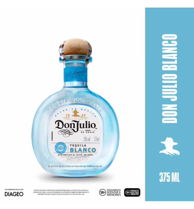 Tequila DON JULIO blanco (375 ml)