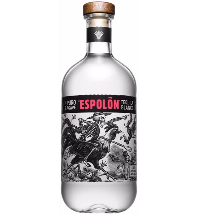Espolòn Tequila Blanco, Tequila Liquor for Enjoying on the Rocks or in a Craft Cocktail, 750 ml Tequila Bottle