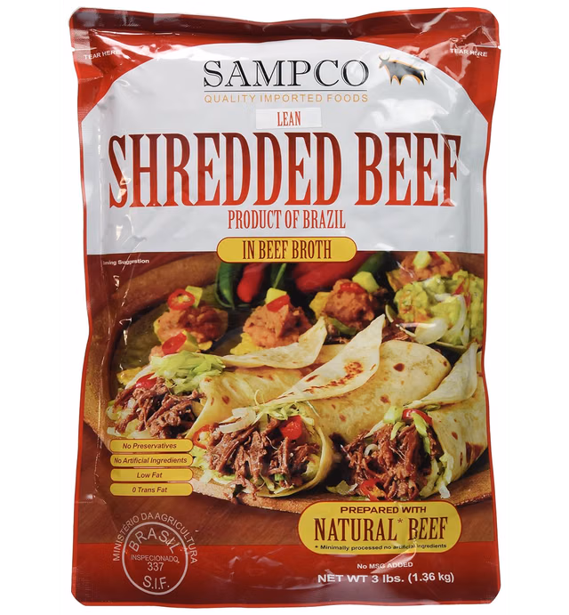 Shredded Beef 3lb.
