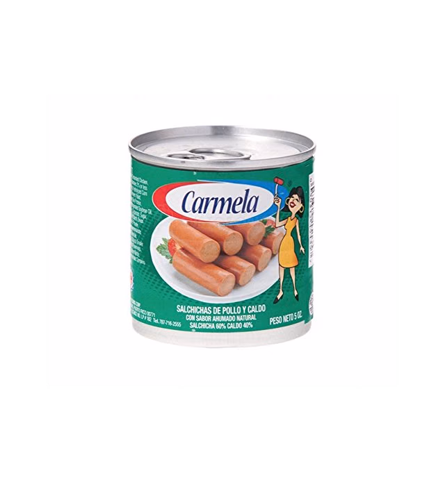 Salchichas Carmela de Pollo/ Carmela Chicken Vienna Sausage Original (Pack of 8)