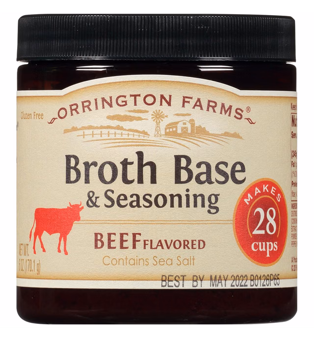 Orrington Farms Beef Flavored Granular Base, 6-Ounce (Pack of 6)