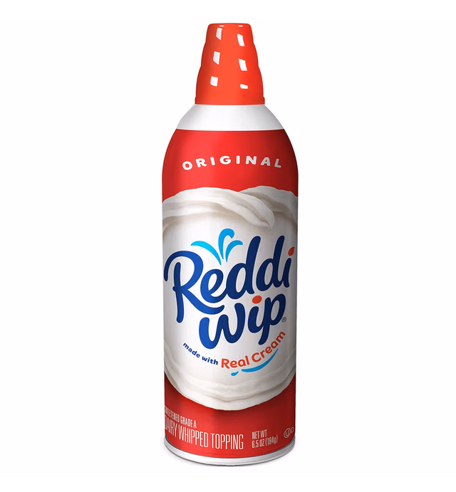 Reddi-wip Original Whipped Dairy Cream Topping, Keto Friendly, 6.5 oz