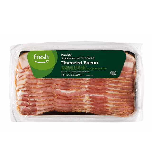 Fresh Brand – Applewood Smoked Uncured Bacon, 12 oz