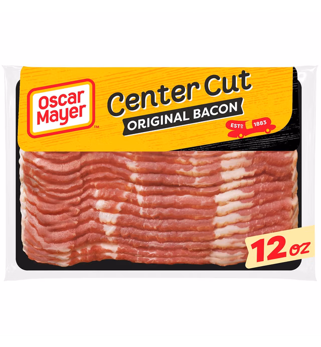 Oscar Mayer Original Center Cut Bacon, for a Low Carb Lifestyle, (12 Oz Pack)