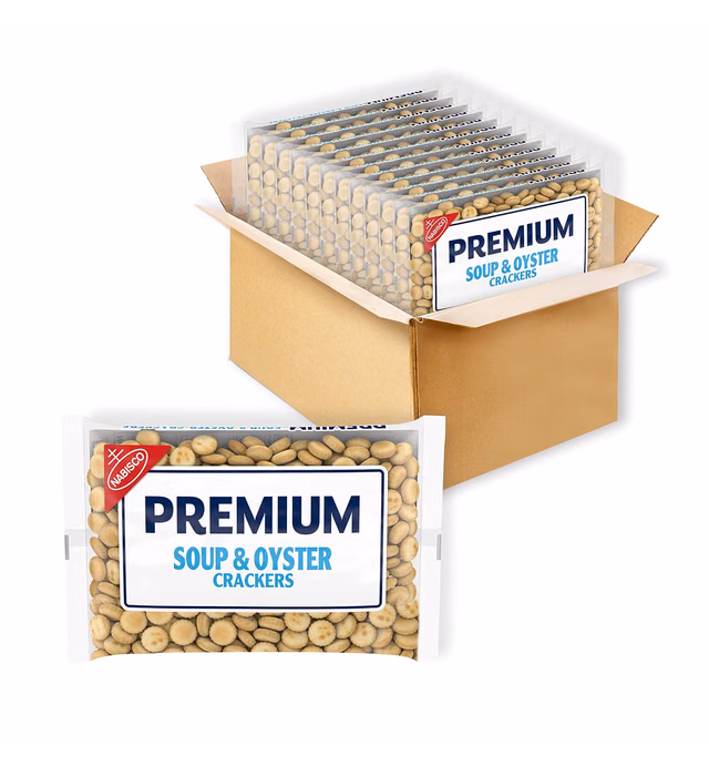 Premium Original Soup & Oyster Crackers, 12 - 9 oz Bags