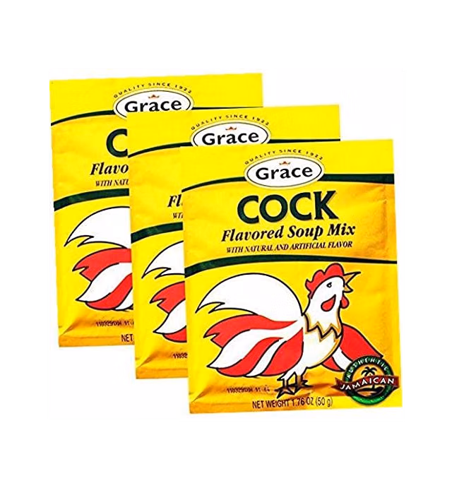 Grace Cock Soup Mix. 1.76 oz Pack of 3