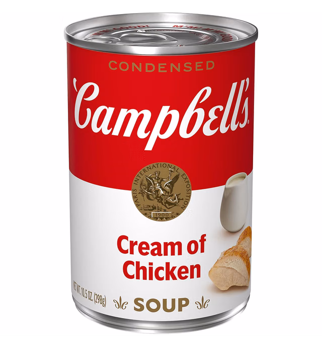 Campbell's Condensed Cream of Chicken Soup, 10.5 Ounce Can