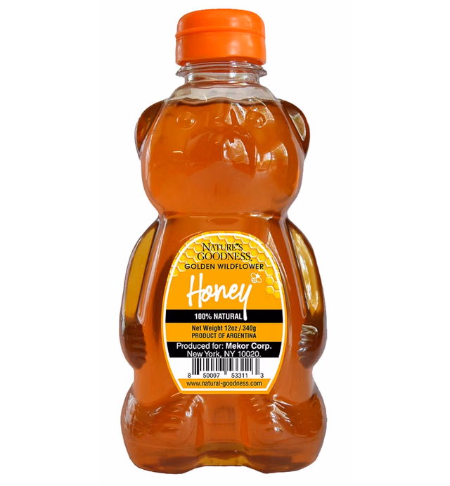 Nature's Goodness Teddy Bear Honey - 12 Oz (1 Pack)