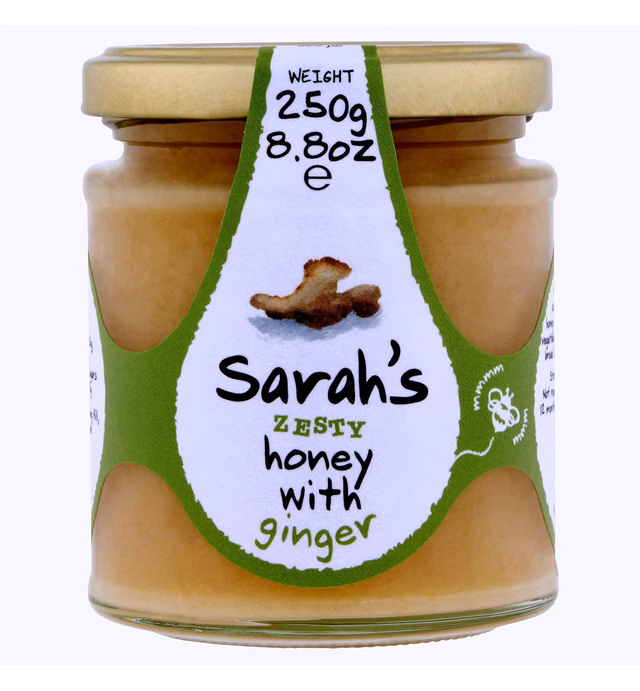 Mileeven Sarah's Zesty Honey with Ginger, 8.8 Ounce