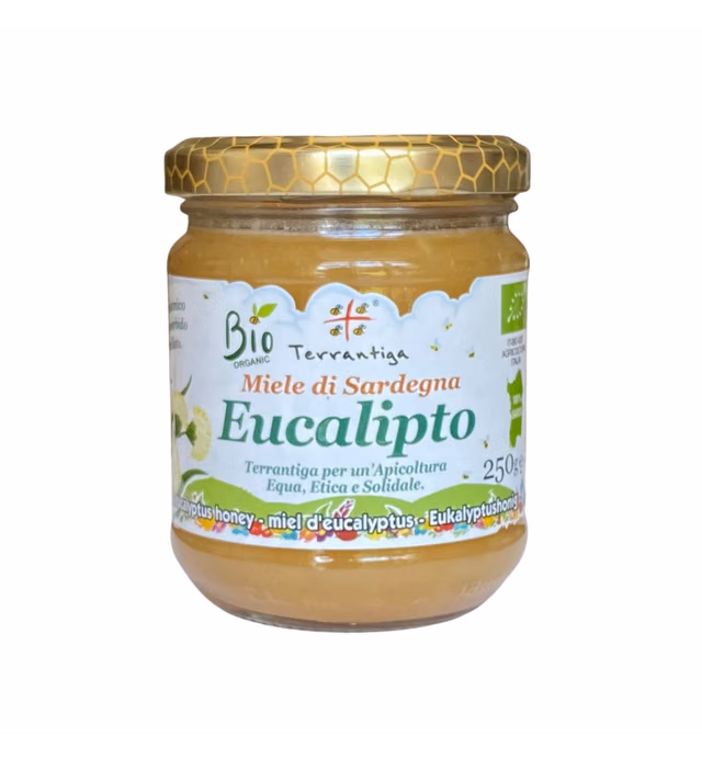 Eucalyptus Raw Honey | Artisanal Honey from Sardinia, Italy | (250gr) 8.8 oz