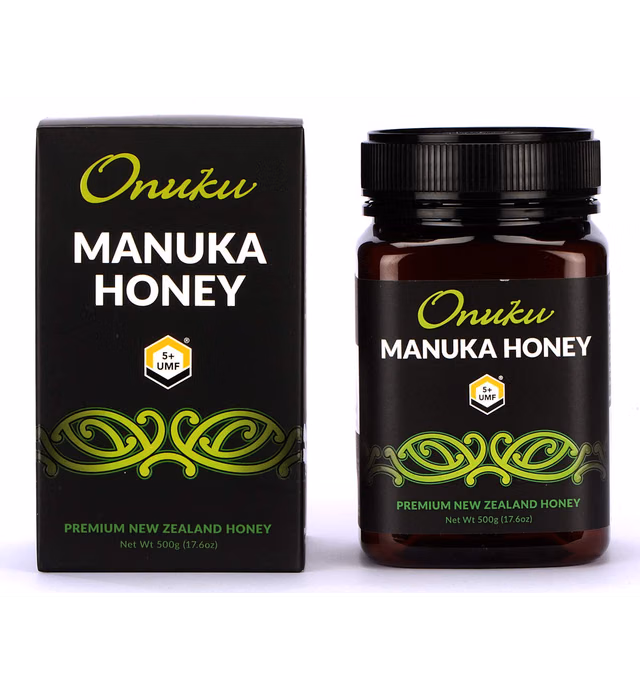 Onuku Premium New Zealand UMF 5+/MGO 85+ (500G) Authentic Manuka Honey | 100% Pure Non GMO Certified Honey