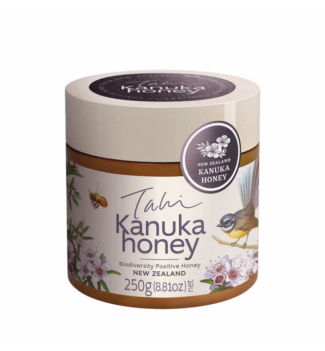 Tahi Kanuka Honey | Natural Sweetener from New Zealand's White Tea Tree, 8.8oz