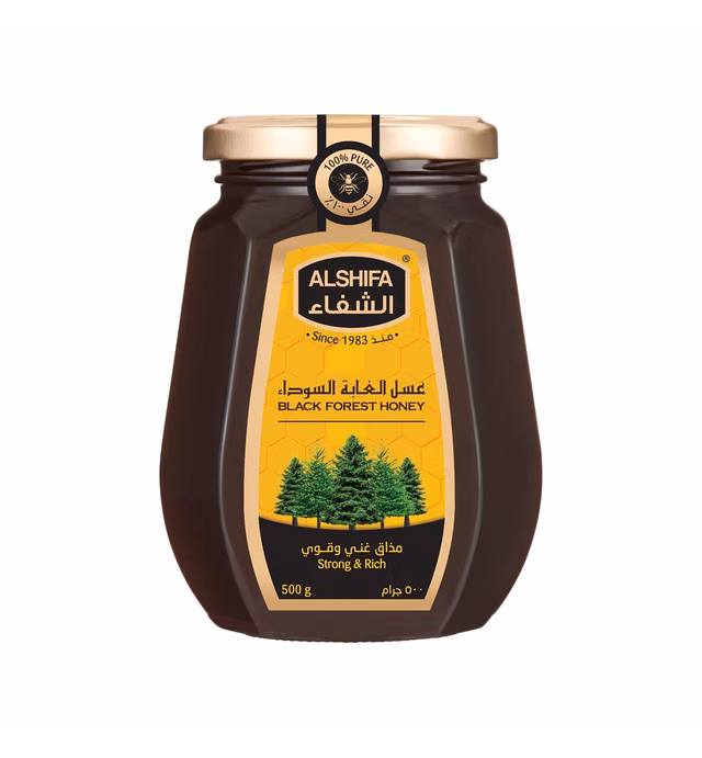 AL SHIFA All Natural Pure Black Forest Honey, 500g