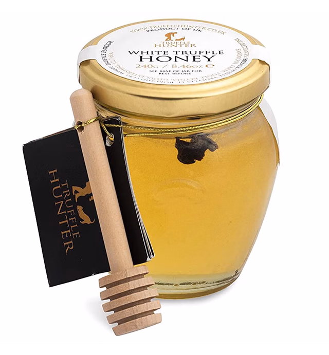 TruffleHunter - White Truffle Honey - Acacia Honey Condiment - 8.46 Oz