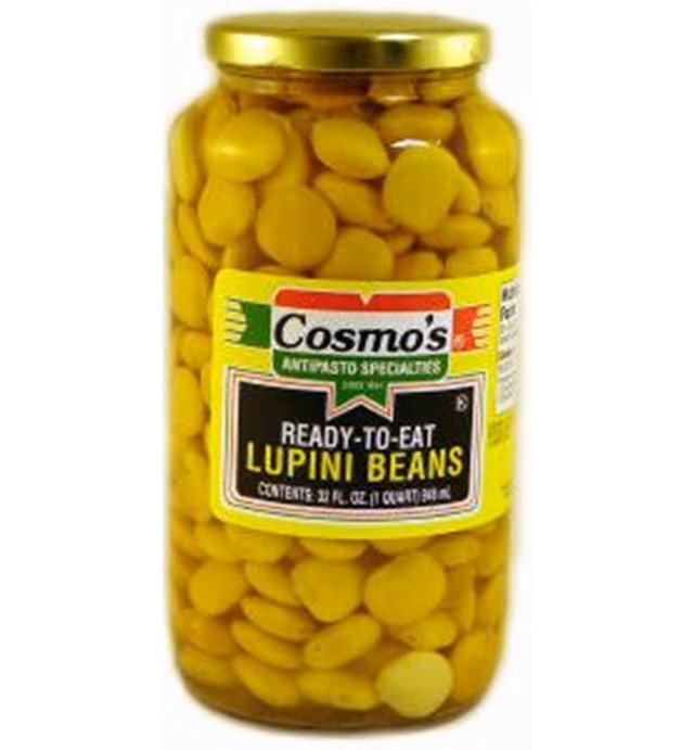 Cosmo's Ready To Eat Lupini Beans 32 Oz. Pack Of 3.