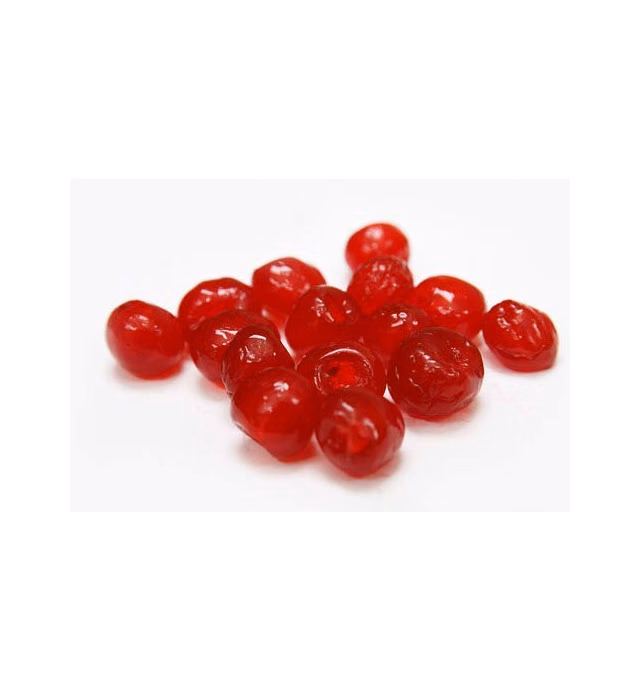 Fresh Assorted Sicilian Candied Fruit - Cherry, Orange and Citron Italian Import. - Frank and Sal Bakery.. Half Pound Each