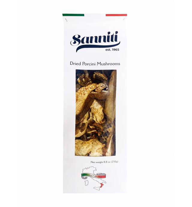 Sanniti Italian Dry Porcini Mushrooms, 8.8 oz