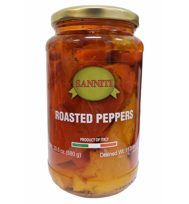 Sanniti Roasted Peppers, 20.5 Ounce Jar