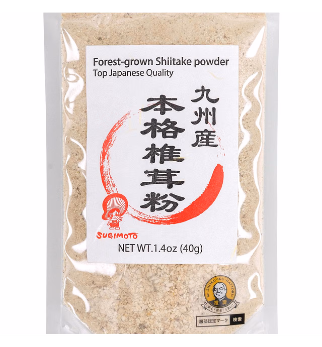 Forest-grown Japanese Shiitake Powder 40g, Natural Umami Booster