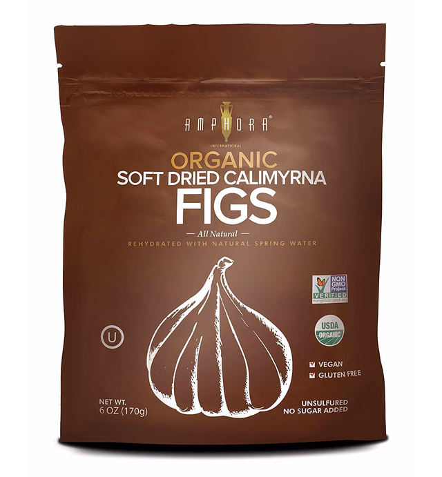 Amphora, Soft Dry Fruit Organic Fig, 6 Ounce ( Pack of 1 )