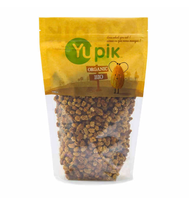 Yupik Organic Dried Mulberries, 2.2 lb, Dried Fruit, Non-GMO, Vegan, Gluten-Free