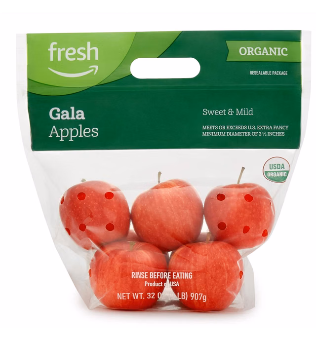 Fresh Brand Organic Gala Apples, 2 lb