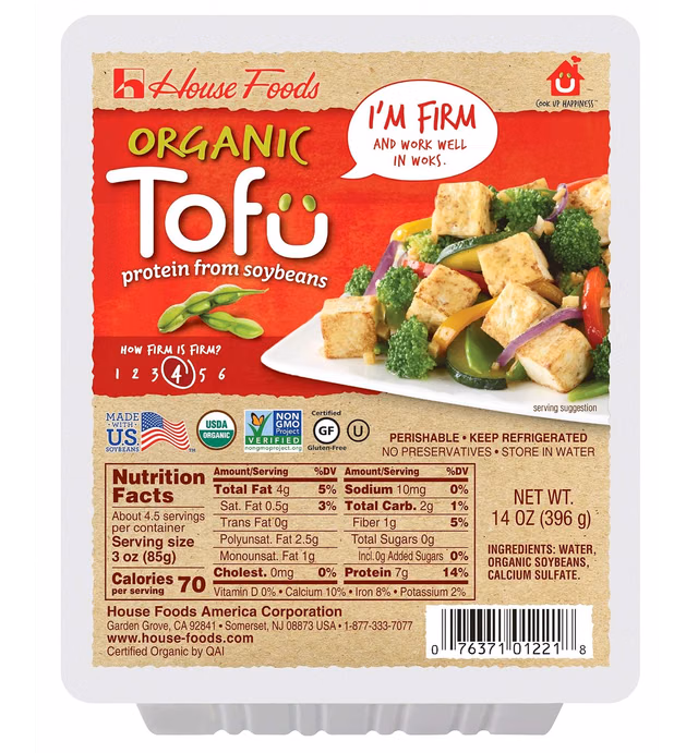 House Foods, Organic Firm Tofu, 14 oz