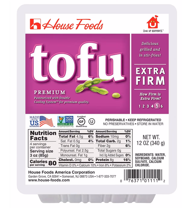 House Foods, Premium Tofu, Extra Firm, 12 oz
