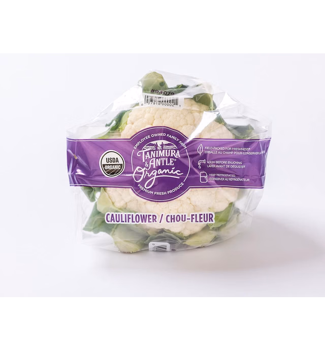 Organic Cauliflower, 1 Head