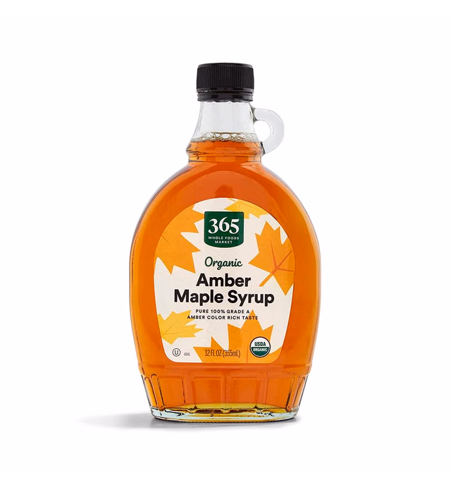 365 by Whole Foods Market, Organic Grade A Amber Maple Syrup, 12 Fl Oz
