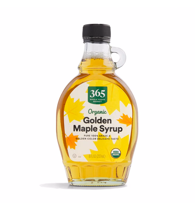 365 by Whole Foods Market, Organic Grade A Golden Color Maple Syrup, 8 Fl Oz