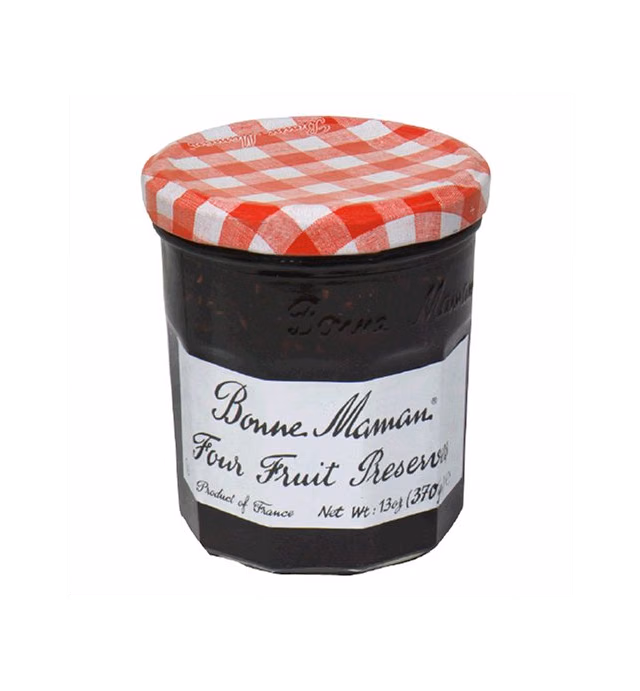 Bonne Maman Four Fruits Preserves, 13-Ounce Jars (Pack of 6)