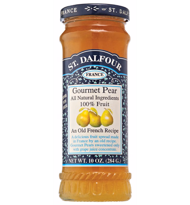 Charles Jacquin-St.Dalfour Consrv, Pear, 100% Fruit, 10-Ounce (Pack of 6)