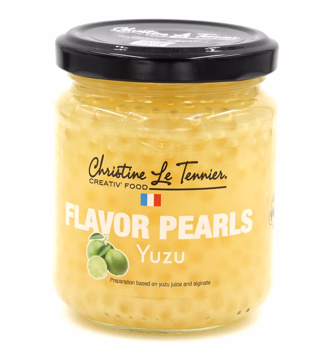 Christine Le Tennier Yuzu Flavor Pearls, 7oz Jar