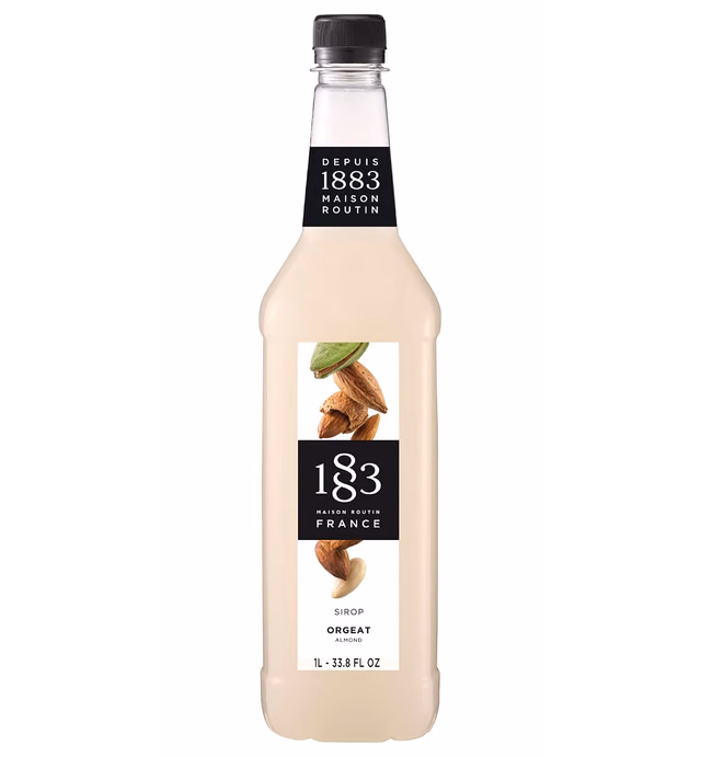Maison Routin 1883 Almond Syrup, Pet Bottle 1000 Milliliter