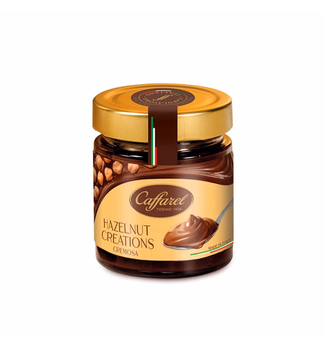 Caffarel Cremosa Cocoa Hazelnut Spread - Hazelnut Creations 200g (7.05 oz) Imported Chocolate Spread