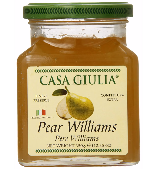 Casa Giulia Jam, William Pear, 12.35 Ounce