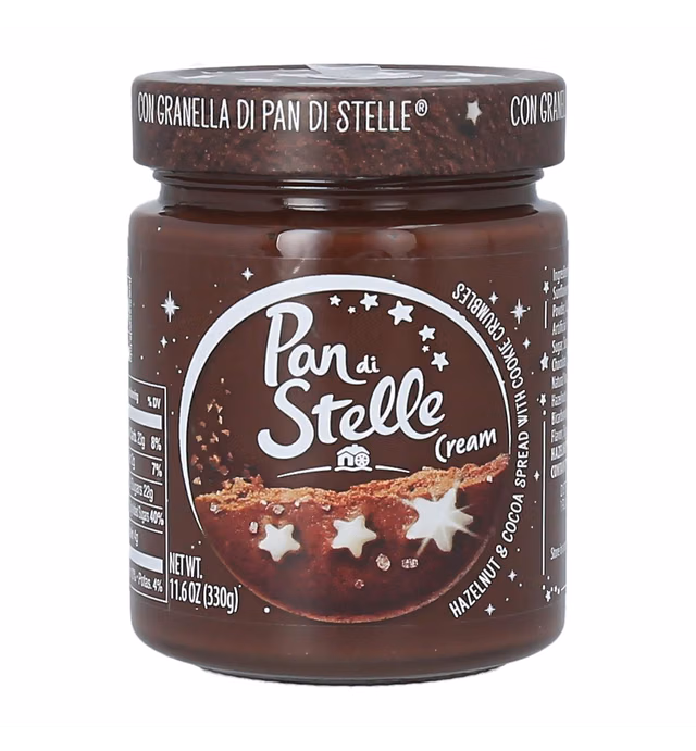 Mulino Bianco Pan Di Stelle Italian Chocolate Hazelnut Cream, 11.6 Oz (Pack of 2)