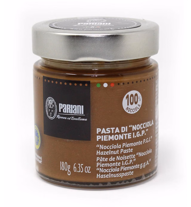 Pariani 100% Pure Unsweetened Hazelnut Paste from Italy 180 Gram