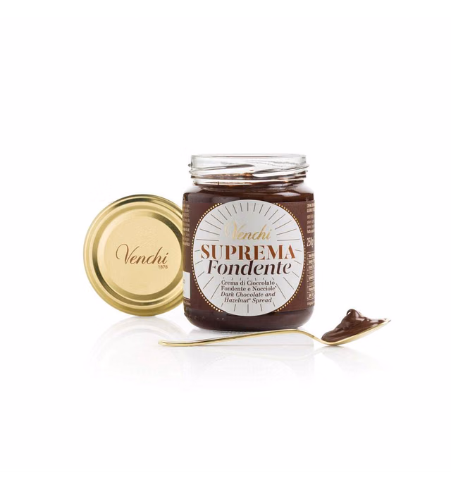 Venchi Suprema 75% Dark Chocolate Hazelnut Spread 8.81oz