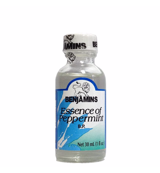 Benjamins Essence of Peppermint - 1 Oz (30 ml) - Food Flavoring - Anti-Gas
