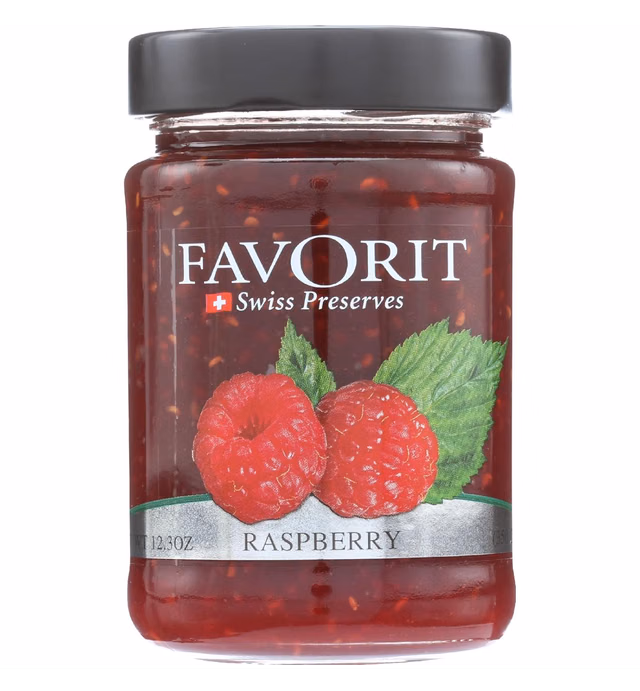 Favorit Jam, Raspberry, 12.3 oz