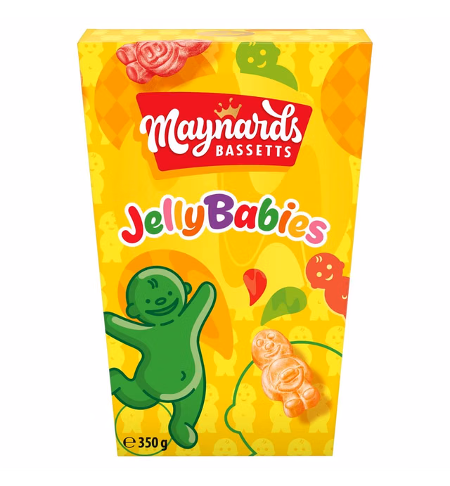 Original Maynards Bassetts Jelly Babies Gummy Candy Imported From The UK England Delicious Fruit Flavored Jelly Babies Pieces Of Chewy Soft Jelly