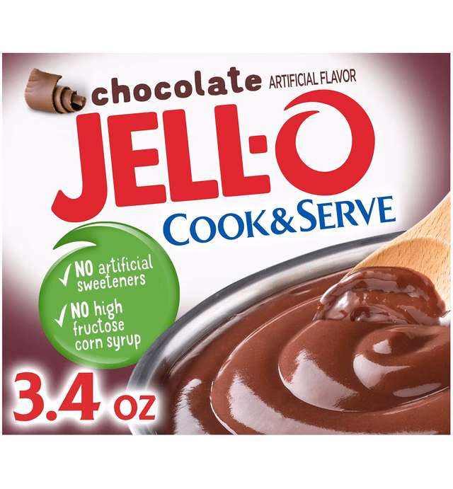 Jell-O Cook & Serve Chocolate Pudding & Pie Filling (3.4 oz Box)